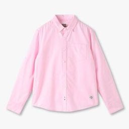 Boys Oxford Fashion Slim Fit Cotton Shirt with Patch Pocket-37