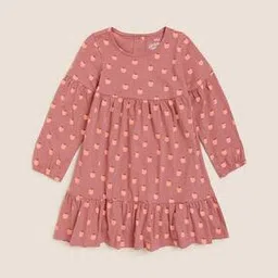marks & spencer Novelty Print Tiered Dress-picture-36