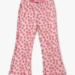 Girls Floral Print Bootcut Leggings-image-10