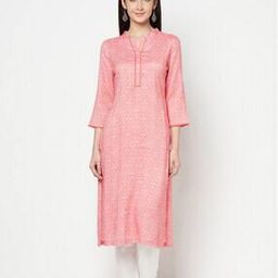 Bandhani Print Straight Kurti-picture-19