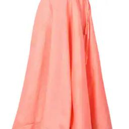 Flared Skirt with Drawstrings-image-67