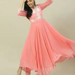 rangriti Women Floral Embroidered Fit & Flare Dress-picture-14