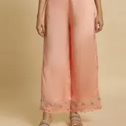 w Palazzos with Embroidery-picture-10