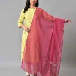 Women Embroidered Kota Dupatta-image-42