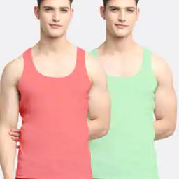 Pack of 2 Round-Neck Sleeveless Vests-image-21