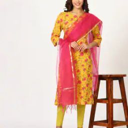 Women Dupatta with Contrast Border & Tassels-image-17