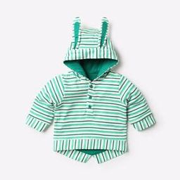 Striped Hoodie with Bunny Ears-22