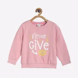 Typographic Print Round-Neck Sweatshirt-image-81