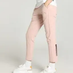 Women Logo Print Straight Track Pants-image-67