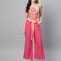 Printed Jumpsuit with Tie-Up-picture-29