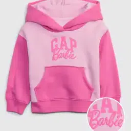 Barbie Arch Logo Colourblock Hoodie-image-45