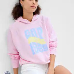 Brand Print Relaxed Fit Hoodie-image-93