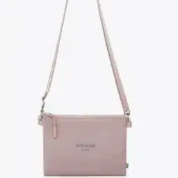 Leather Shoulder Bag with Adjustable Strap-image-0