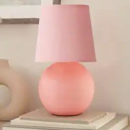 Ceramic Table Lamp with Fabric Shade-10