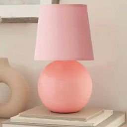 homesake Ceramic Table Lamp with Fabric Shade image 1