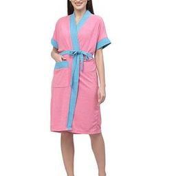 Textured Bathrobe with Tie-Up-image-69