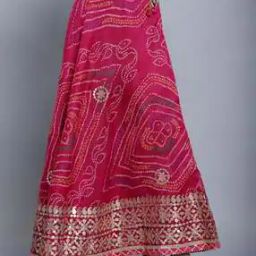 Women Bandhani Print Flared Skirt-picture-11