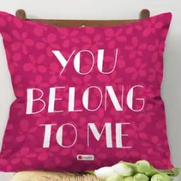  Typographic Printed Pillow -image-99