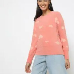 Knitted Round-Neck Pullover-picture-17