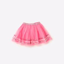 Tulle Skirt with Elasticated Waist-picture-46