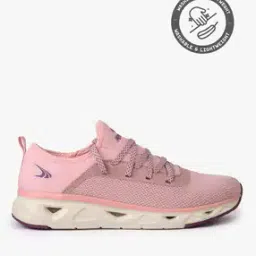 Women Panelled Lace-Up Sport Shoes-image-33