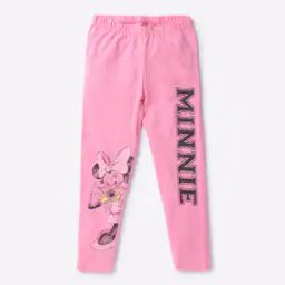 Minnie-Mouse Print Leggings with Elasticated Waist-image-73