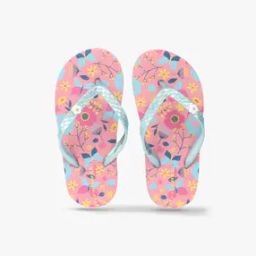 Floral Print Thong-Strap Flip Flops-image-4