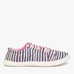 Striped Lace-Up Shoes-image-47
