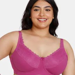 Non-Padded Non-Wired Full Coverage Bra-picture-49
