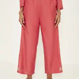 Women Straight Fit Pants with Embroidered Accent-picture-45