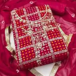 Women Embellished Unstitched Dress Material-image-14