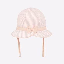 Striped Hat with Bow-16