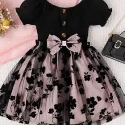 Floral Print Fit & Flare Dress-51