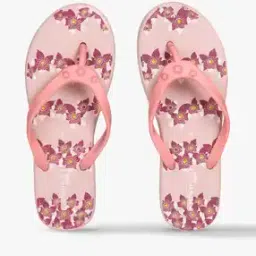 Women Floral Print Thong-Strap Flip-Flops-image-2