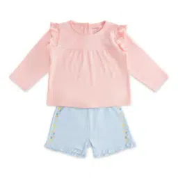 Girls Printed Top with Shorts-picture-27
