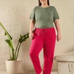 Women Relaxed Fit Pyjamas-image-9