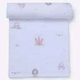 Born To Rule Princess Print Muslin Swaddle-image-40