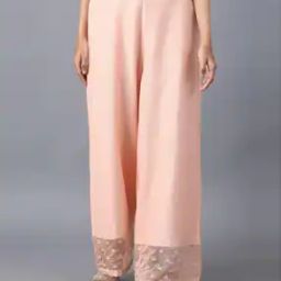 Palazzo Pants with Net Panel-image-51