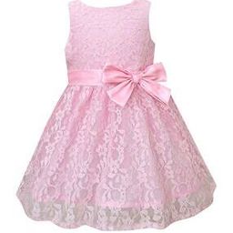 Girls Fit & Flare Dress with Waist Tie-Up-image-79