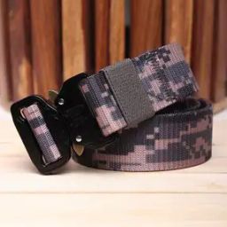 Men Slim Belt Camouflage with Tang-Buckle Closure-image-32