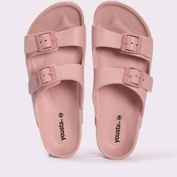 Women Dual-Strap Slides-image-0