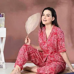 mintmarie Paisley Print Nightwear Set-picture-30