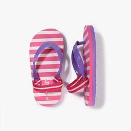 Boys Striped Thong-Strap Flip-Flops-image-79