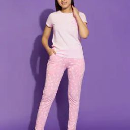 Girls Floral Print Nightwear Set-picture-34