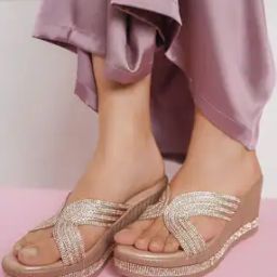 Women Heeled Sandals With Synthetic Upper-53