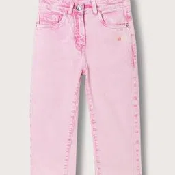 blue giraffe Washed Straight Jeans-picture-33
