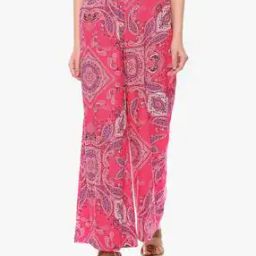 Paisley Print Pallazo with Insert Pockets-image-34