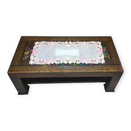 Floral Embroidered Table Runner 33" x 15"-picture-8