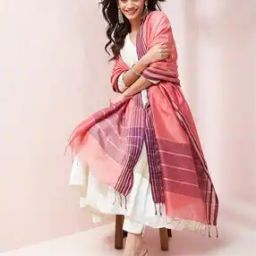 Women Woven Dupatta with Contrast Border-picture-15