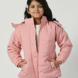 Girl Quilted Zip-front Jacket-image-84
